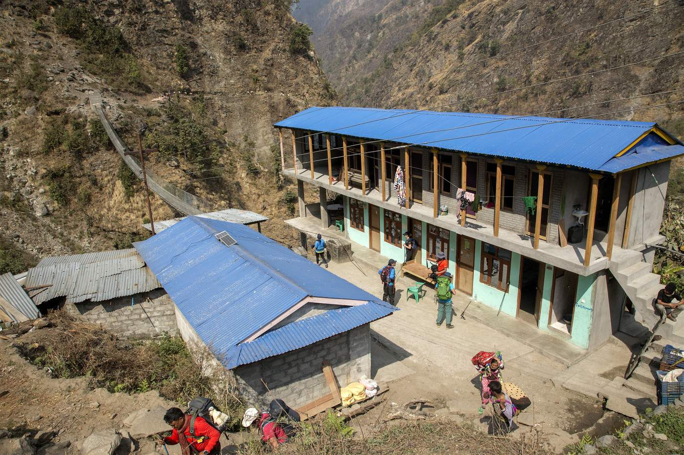 A guest house at Lapu Besi.