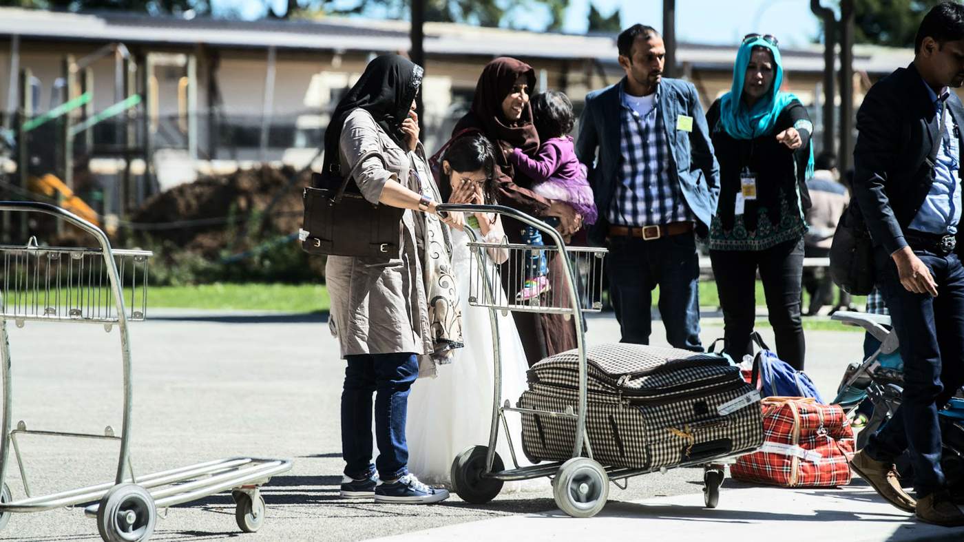 Attia’s spectacular dress is just one of many made by her mother Hibbah, a teacher of design and dressmaking.