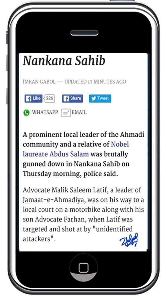 Breaking news: Stuff’s interview with the Ahmadi refugees was interrupted by news from home that a local Ahmadi leader had been assassinated. Breaking news: Stuff’s interview with the Ahmadi refugees was interrupted by news from home that a local Ahmadi leader had been assassinated.