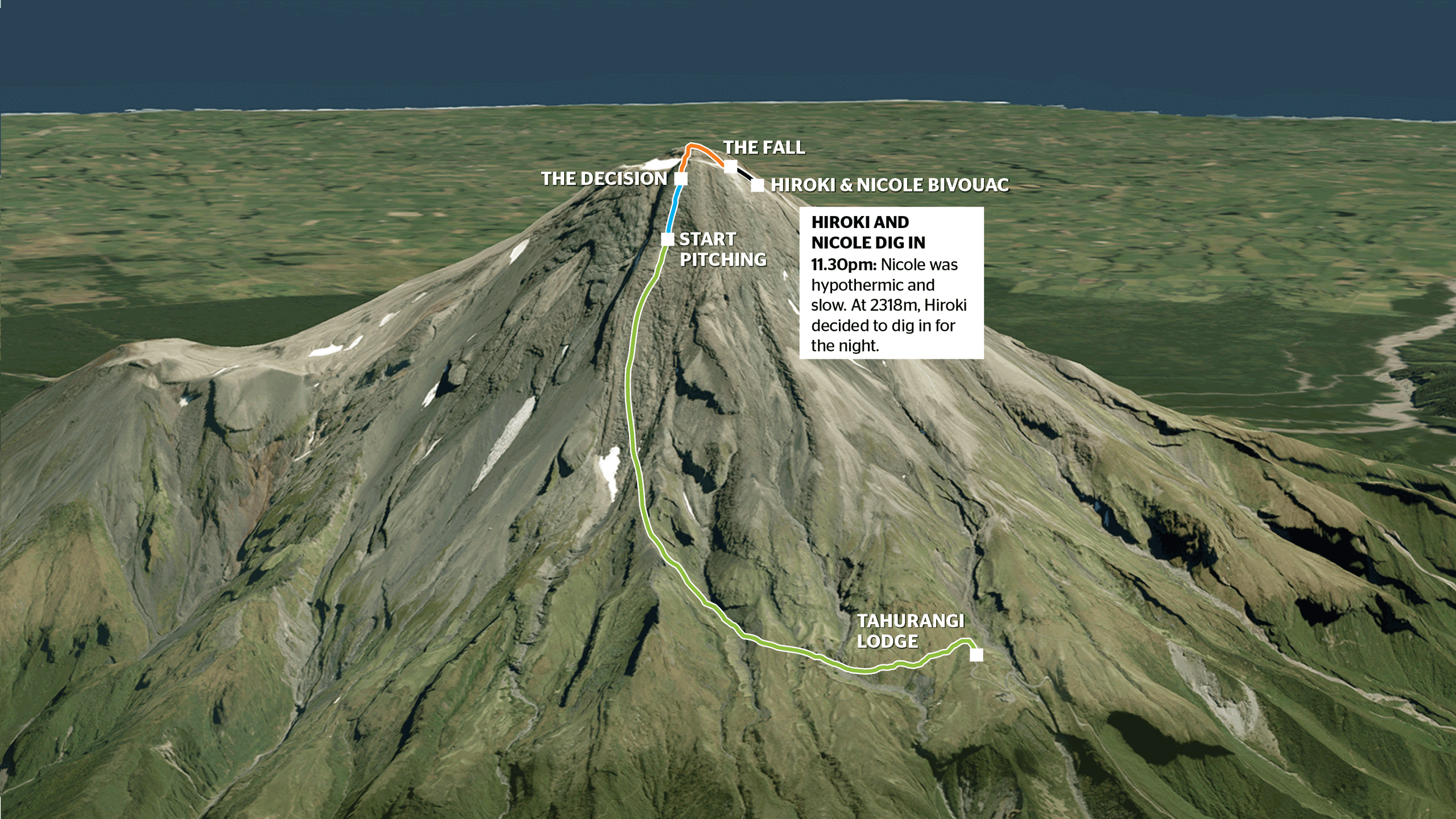Continue scrolling to see how the events unfolded. Base map image: Geographx
