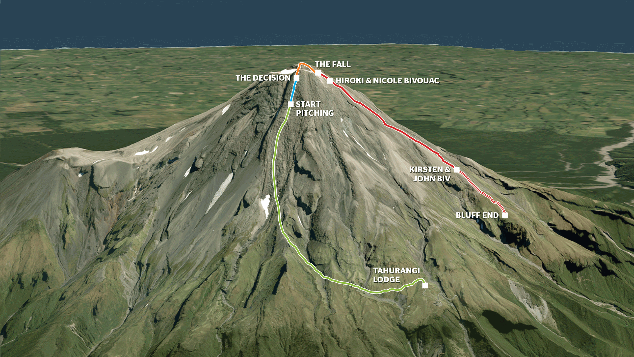 Continue scrolling to see how the events unfolded. Base map image: Geographx