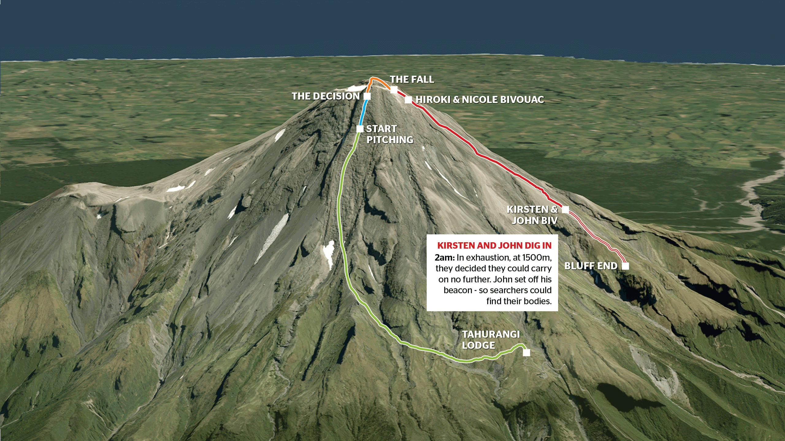 Continue scrolling to see how the events unfolded. Base map image: Geographx