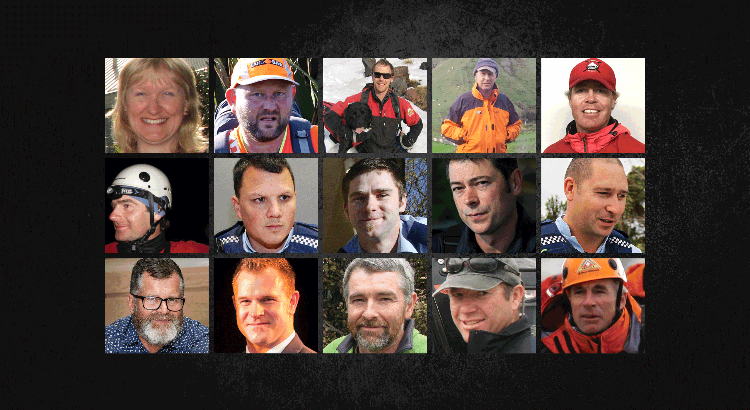 Continue scrolling to see members of the search team.