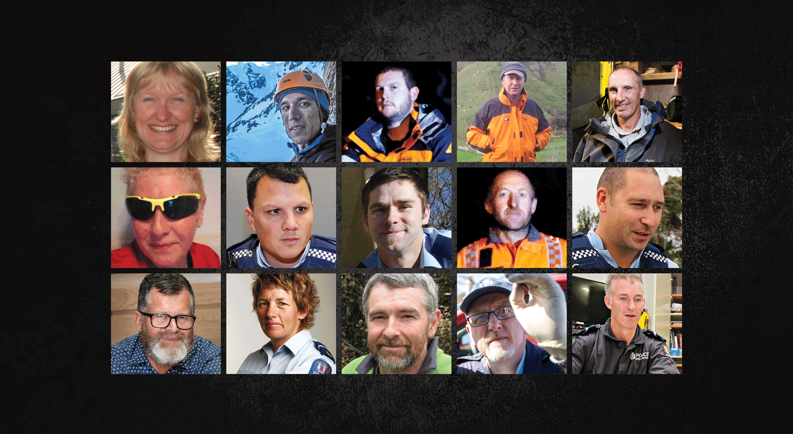 Continue scrolling to see members of the search team.