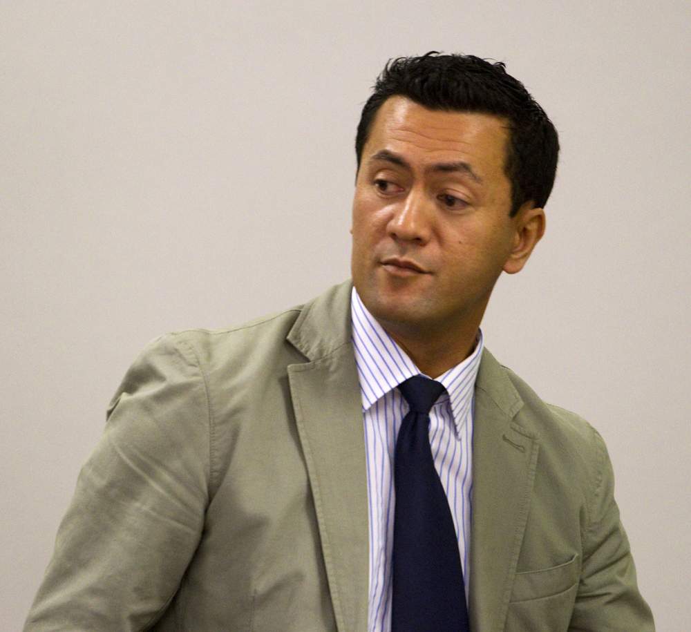 Rob Mokaraka appears at the District Court. (DAVID ROWLAND\/NZPA)