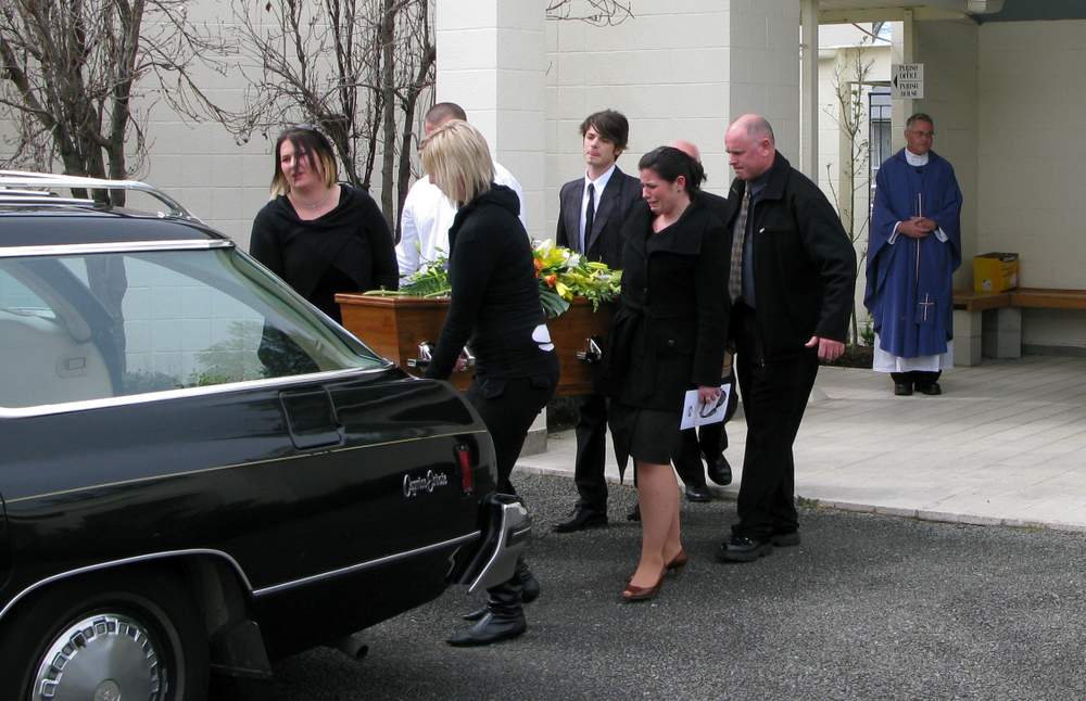 Funeral of Stephen (DAVID HALLETT\/STUFF)