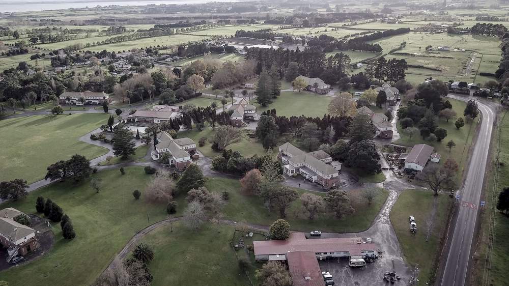 Kingseat Hospital as it is today, seen from above. Photo: Jason Dorday\/Stuff