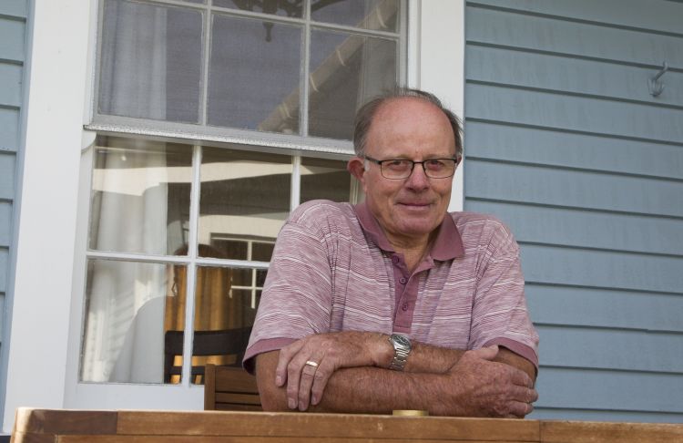 Wahine survivor John Wauchop has not suffered emotional scars from his traumatic experience that day. Other teammates were not so lucky. ROSS GIBLIN/STUFF