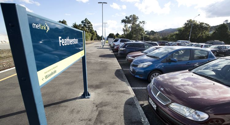 Featherston train station car park