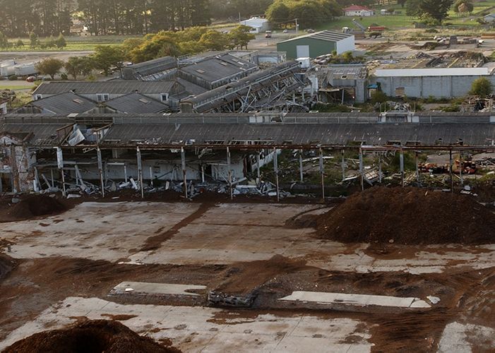 Derelict Waingawa freezing works