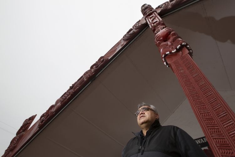 Robin Potangaroa, Ngati Kahungunu ki Wairarapa Chairman at Te Ore Ore Marae, Masterton. Photo by ROSS GIBLIN/STUFF