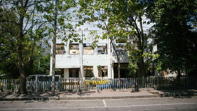 A desolate building in Dili