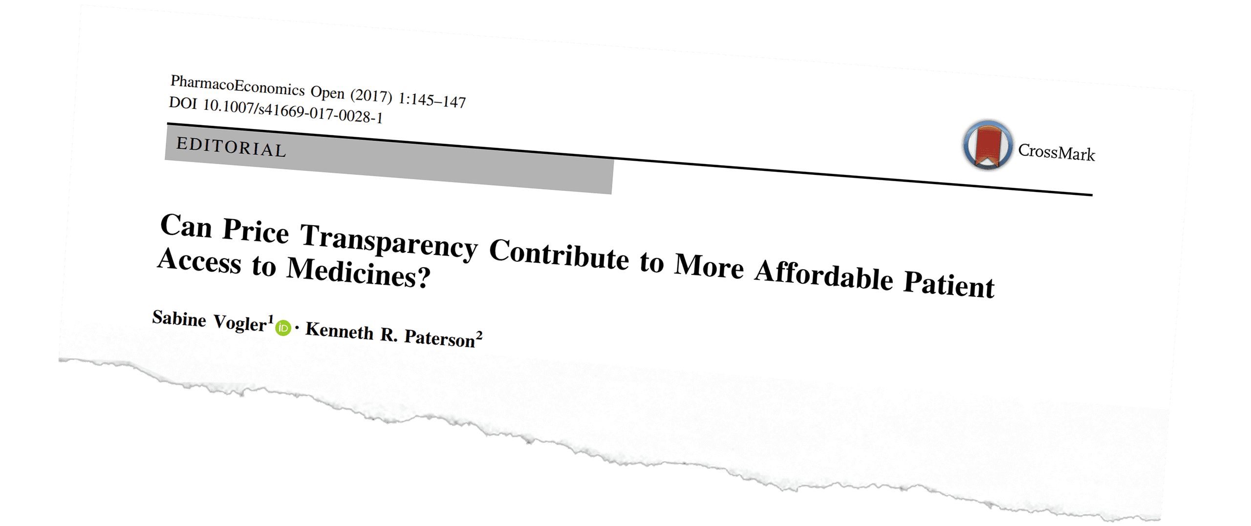 Editorial: Can price transparency contribute to more affordable patient access to medicines?