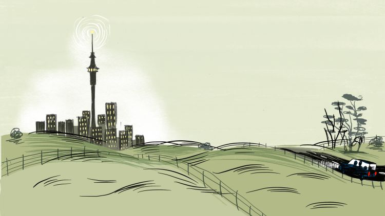 car travelling to the city