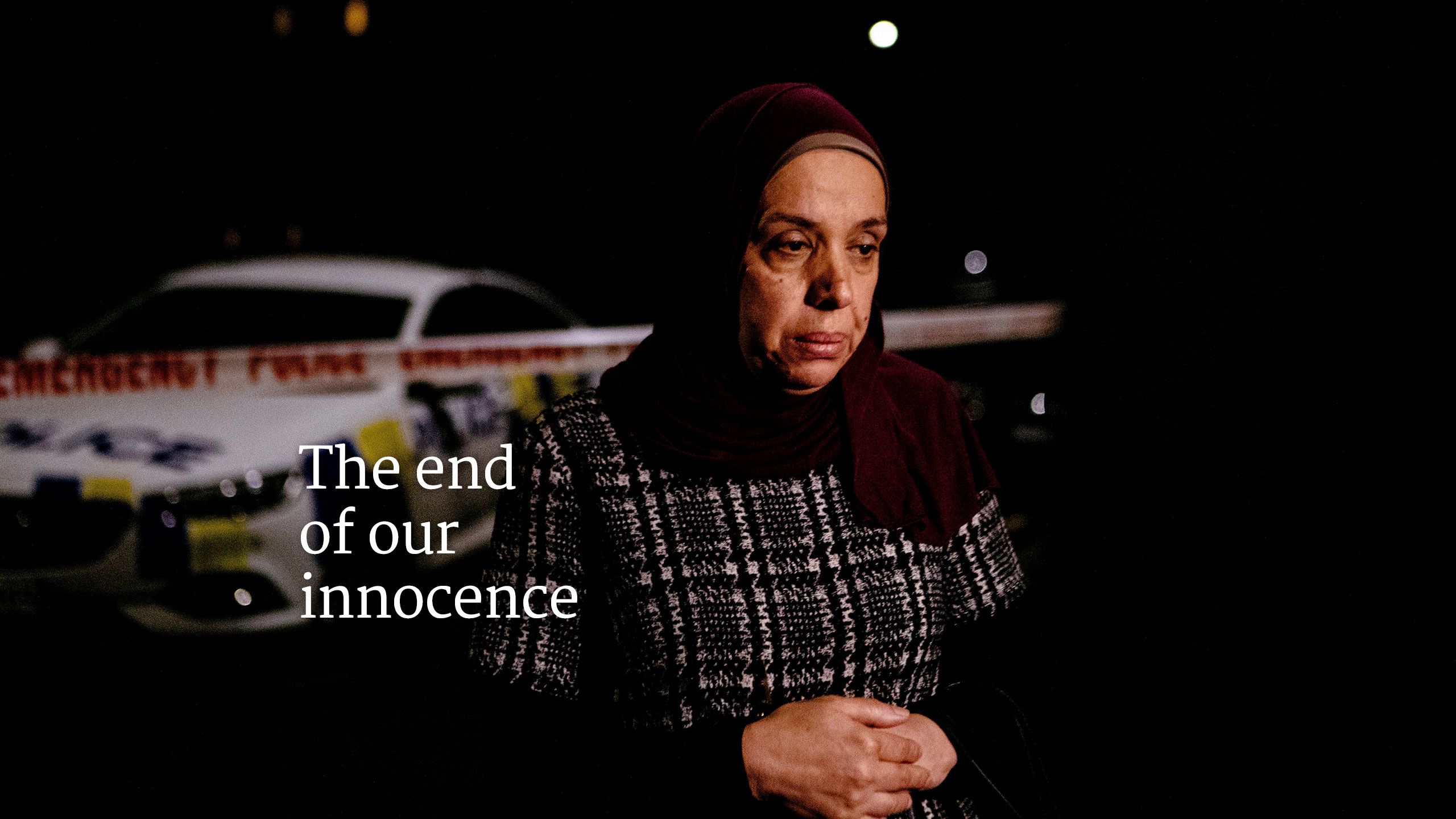 Nuha Assad came to Deans Ave at 10pm looking for her missing husband. (ABIGAIL DOUGHERTY / STUFF)