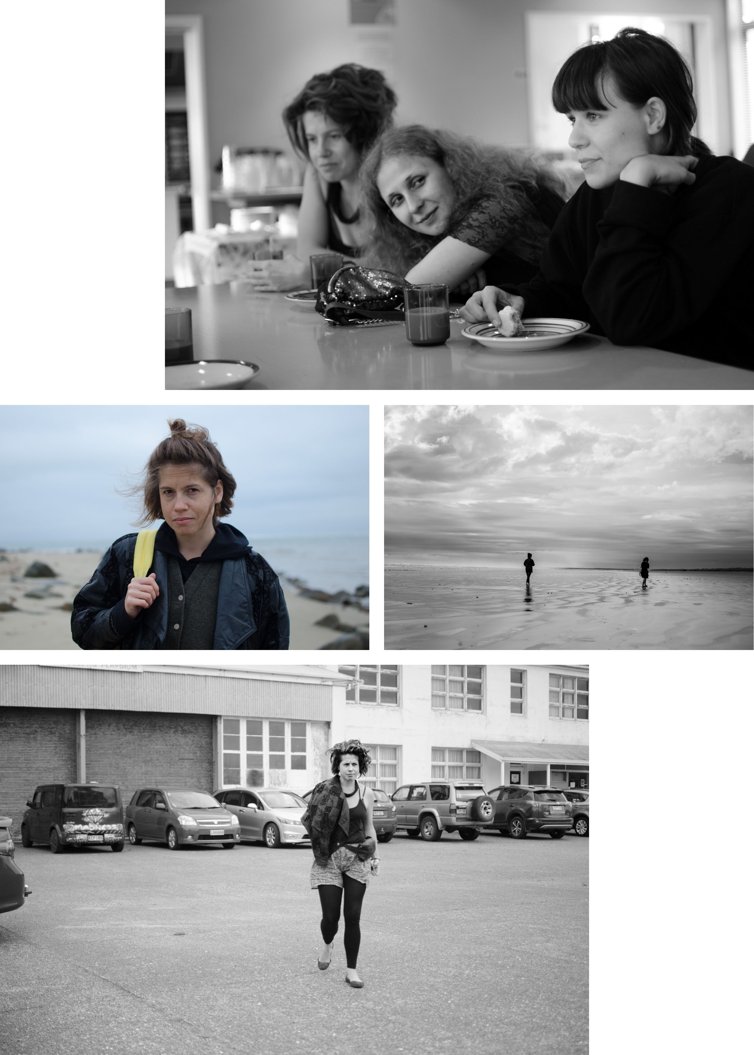 Pussy Riot at the marae and Oreti Beach in Invercargill.