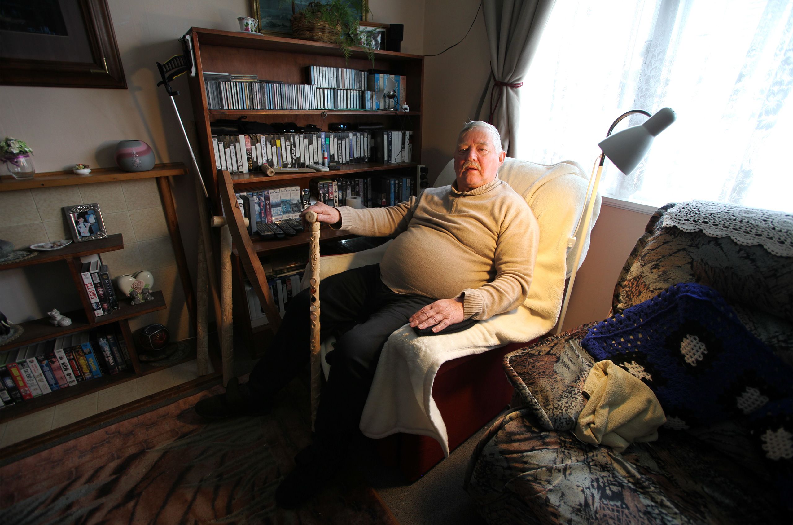 Dave Dawson sitting