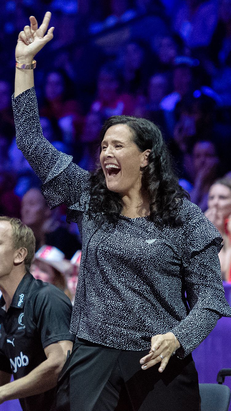 Deb Fuller cheering
