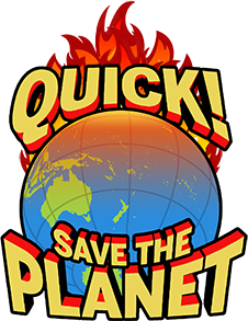 quick save the planet logo