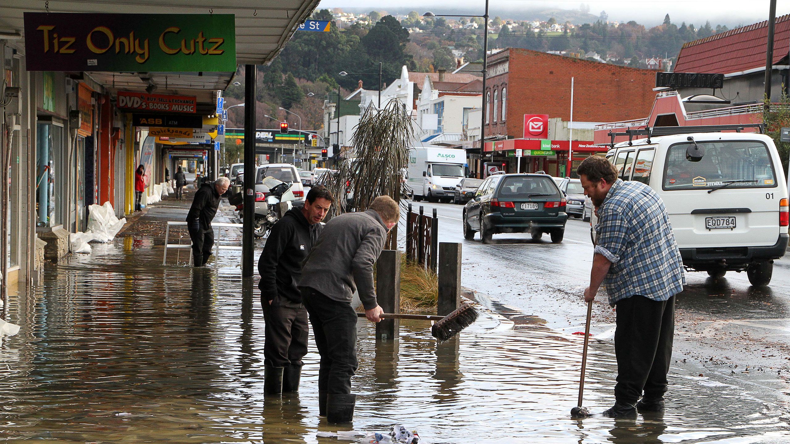 Flooding on King Edward Street in 2015. Photo: JOHN COSGROVE/SUPPLIED