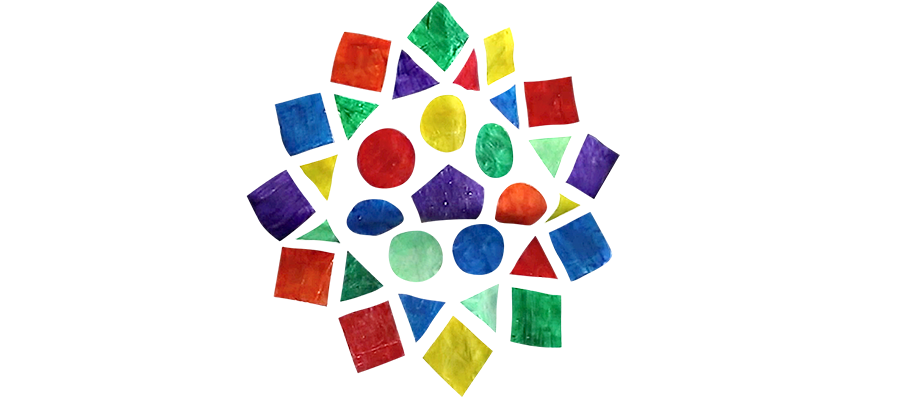 Colourful mandala pattern.