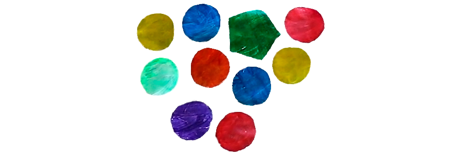 Colourful circles pattern.
