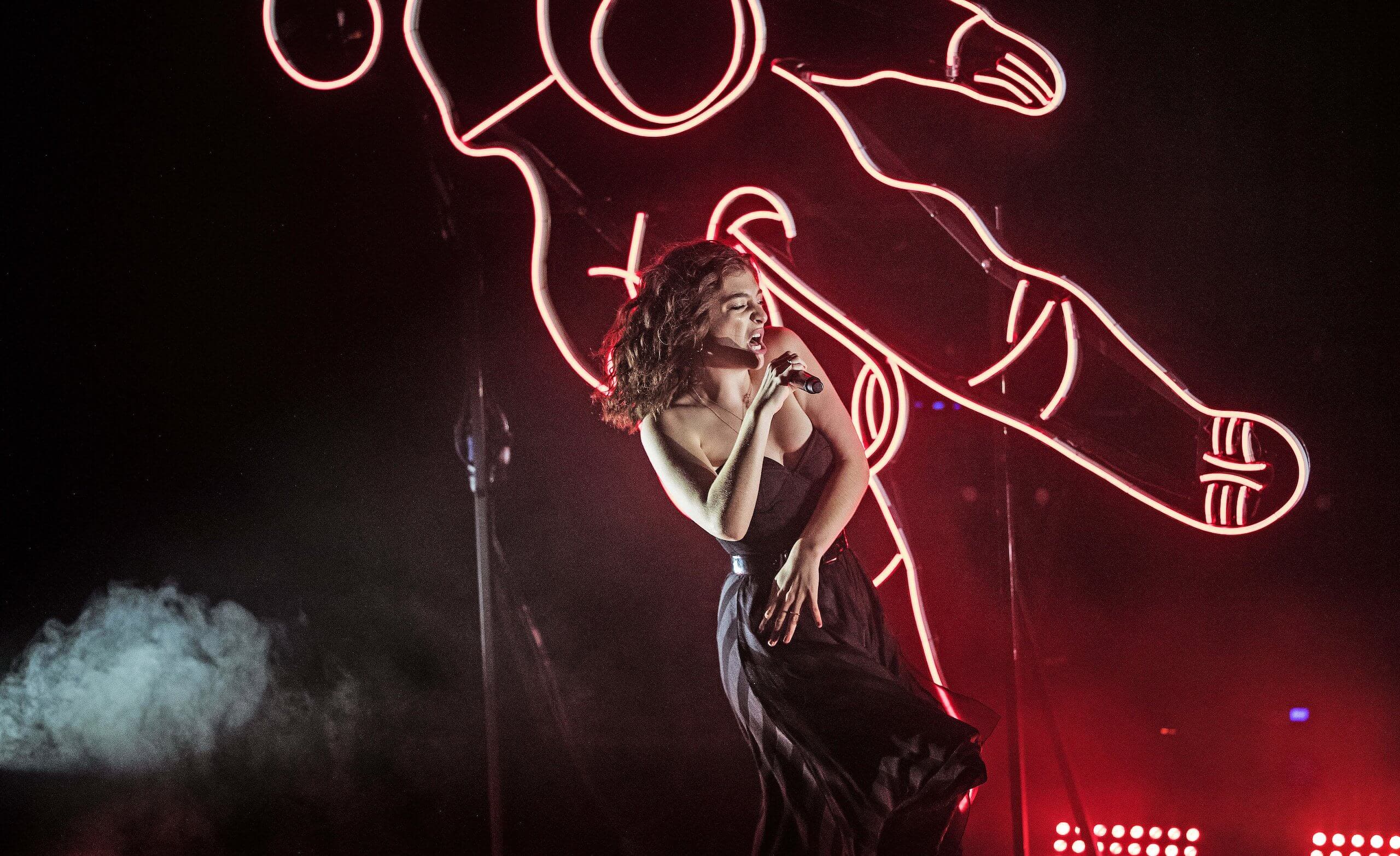 New Zealand pop sensation Lorde performs live at The Powerstation venue in Auckland. Credit: Lawrence Smith / Stuff