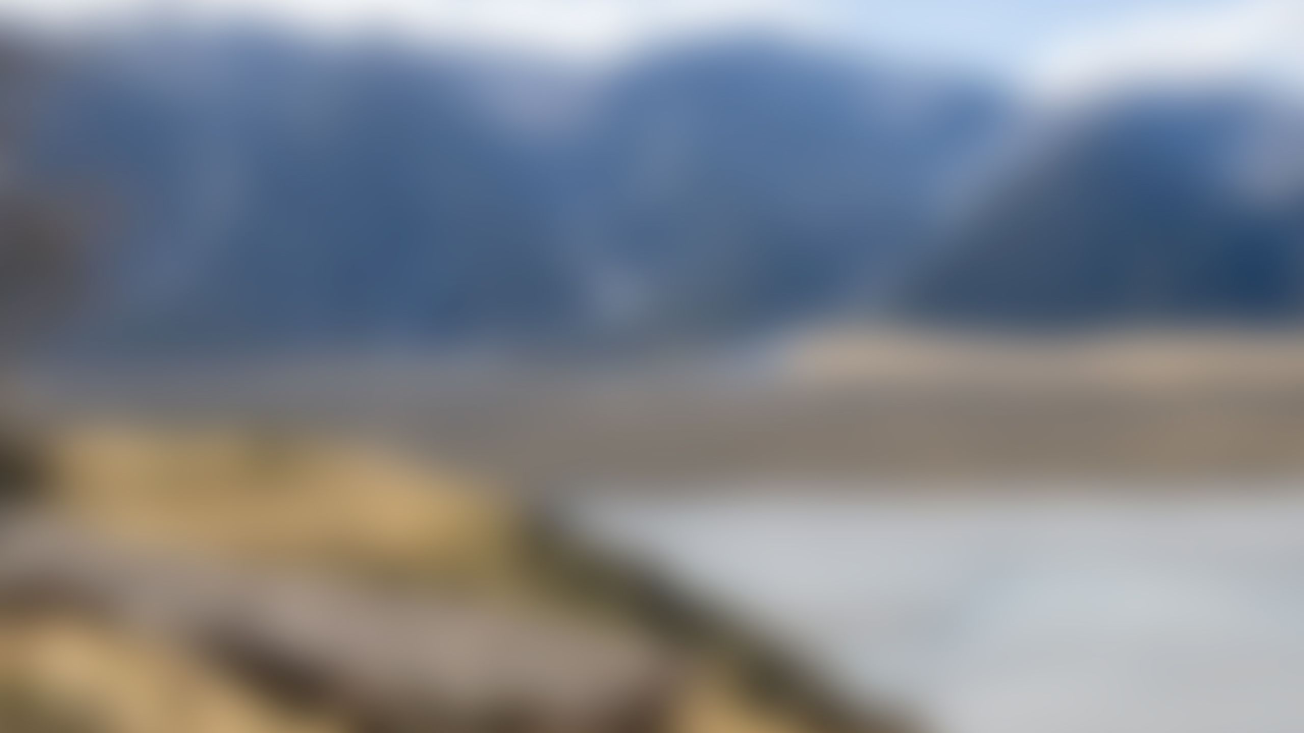 Vanishings Lands title fades to nothing with just blurred image.