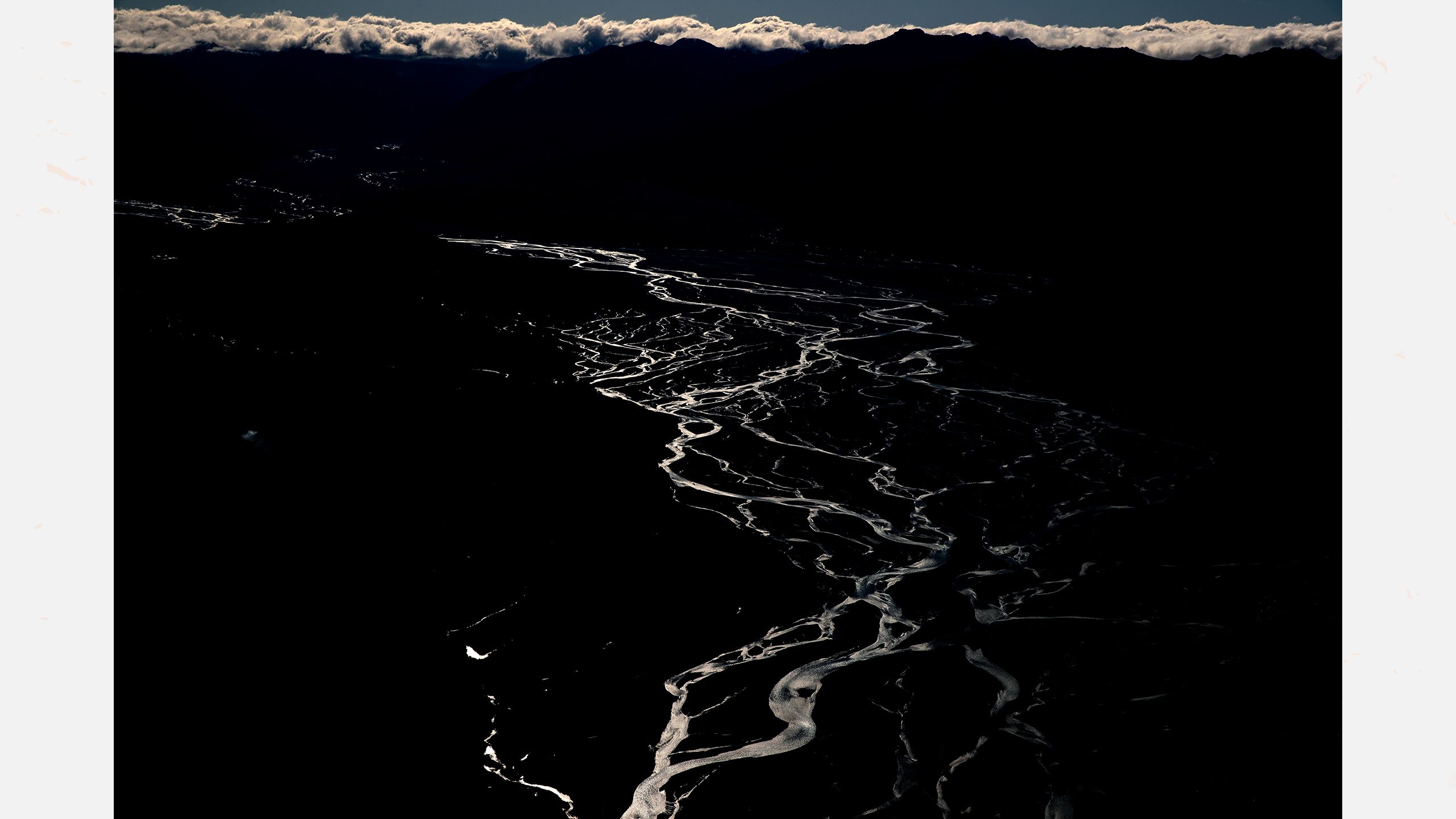 Lake Heron Station in Canterbury. Rakaia river.