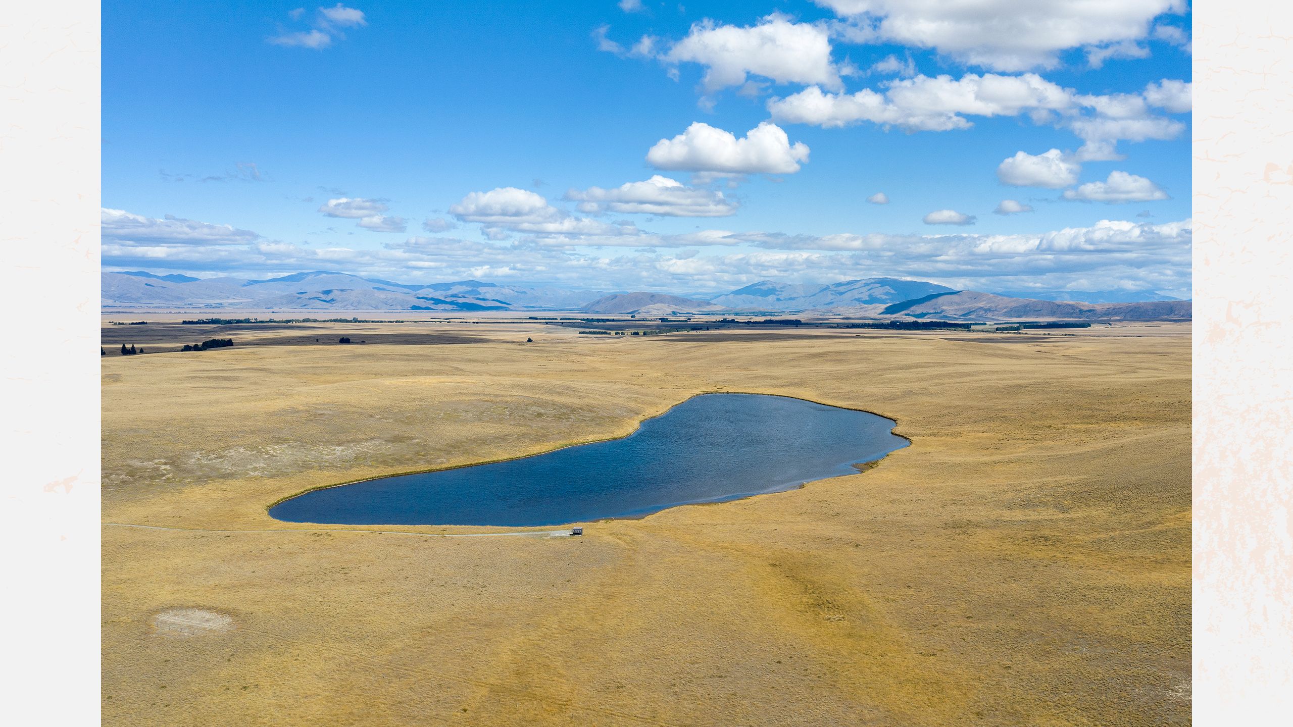 A tarn at Balmoral Station, Tekapo.