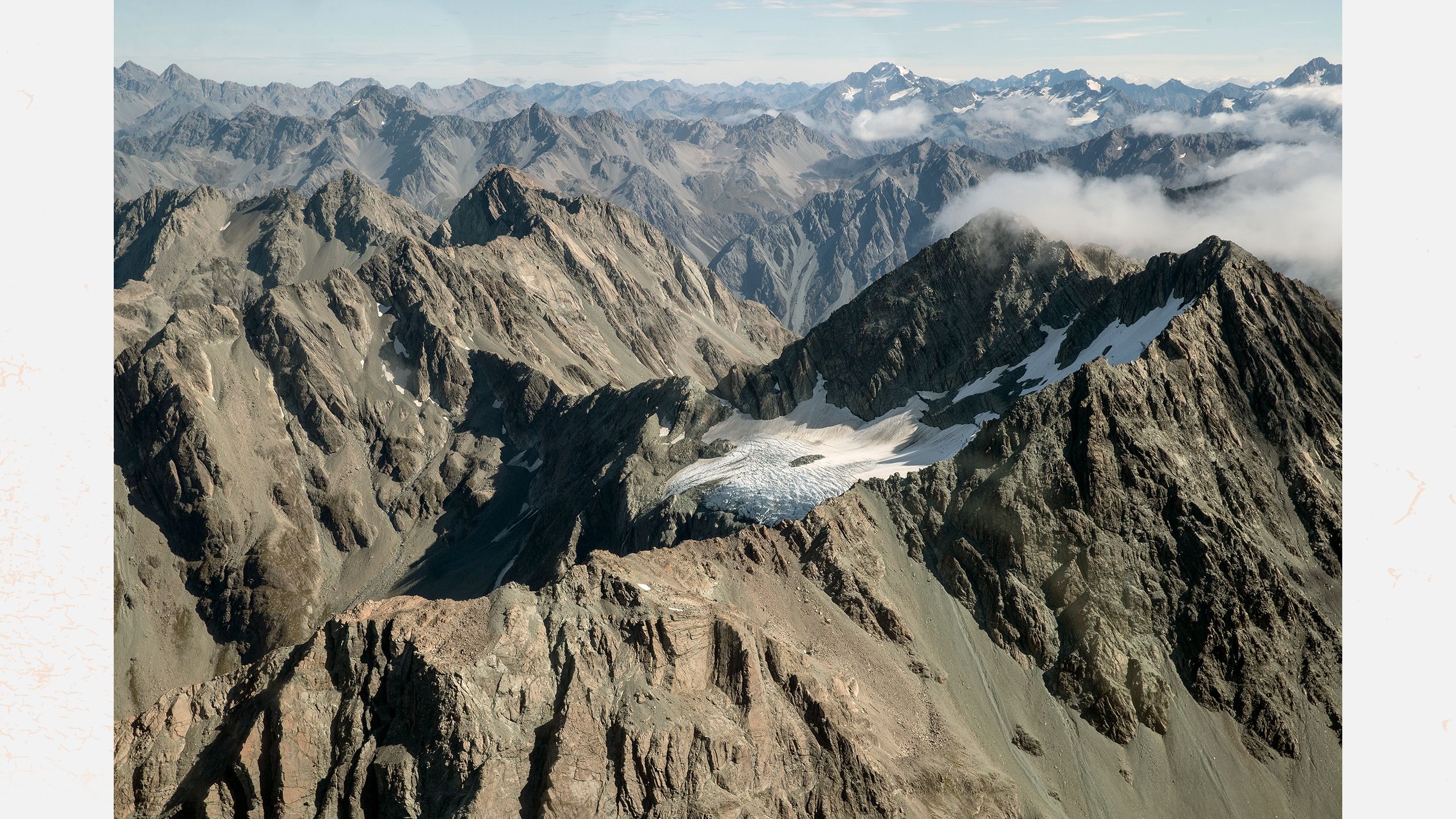 Aerial of Lake Heron Station in Canterbury.