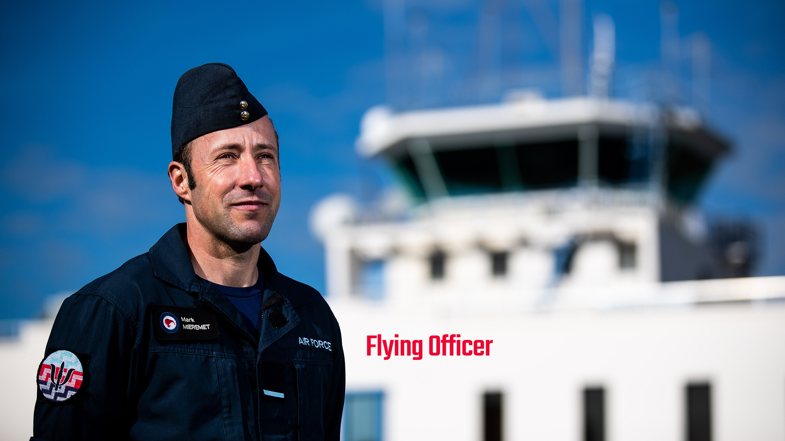 Flying Officer Mark Mieremet.