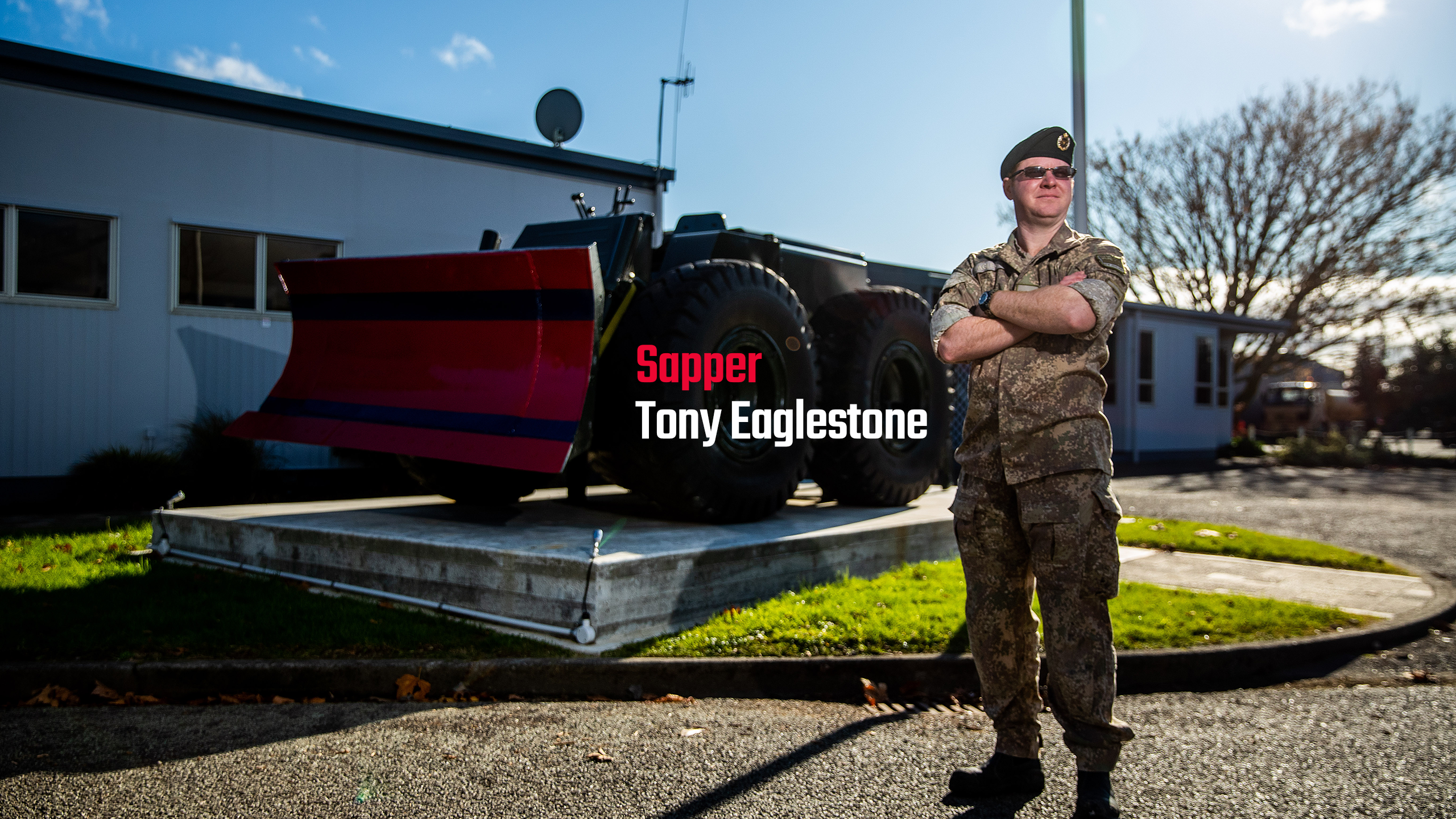 Sapper Tony Eaglestone.
