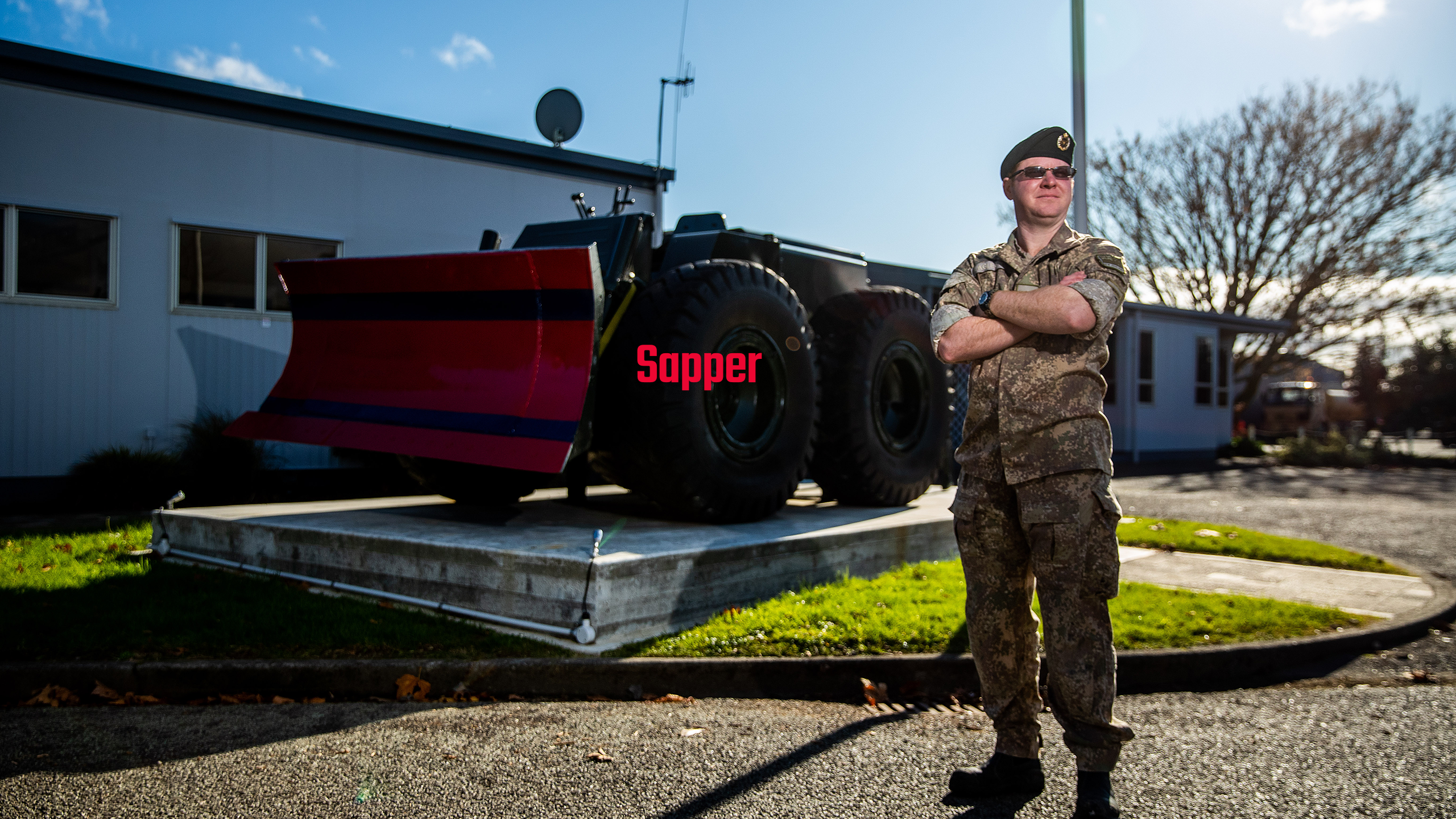 Sapper Tony Eaglestone.