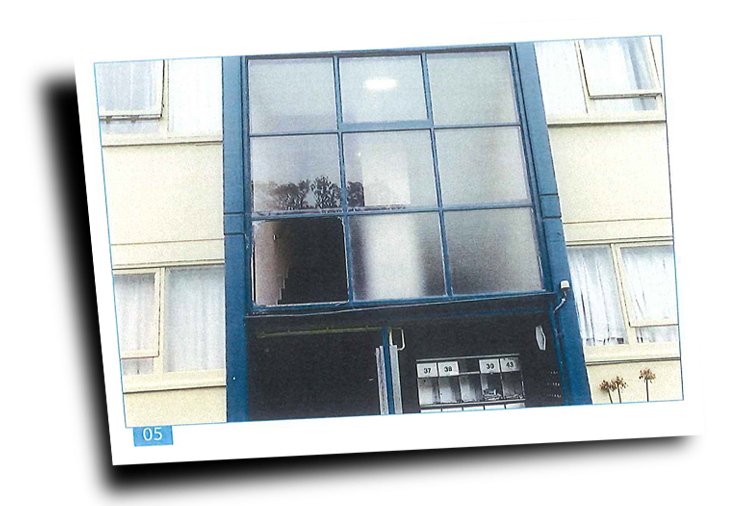 The window Sydney Boyd smashed through was 2.1 metres above the ground.