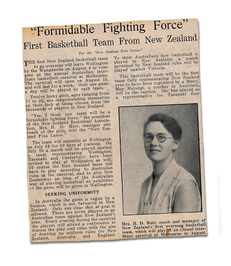 Mrs Muir is buoyant about her side’s chances ahead of the historic 1938 tour to Australia. PHOTO: SUPPLIED