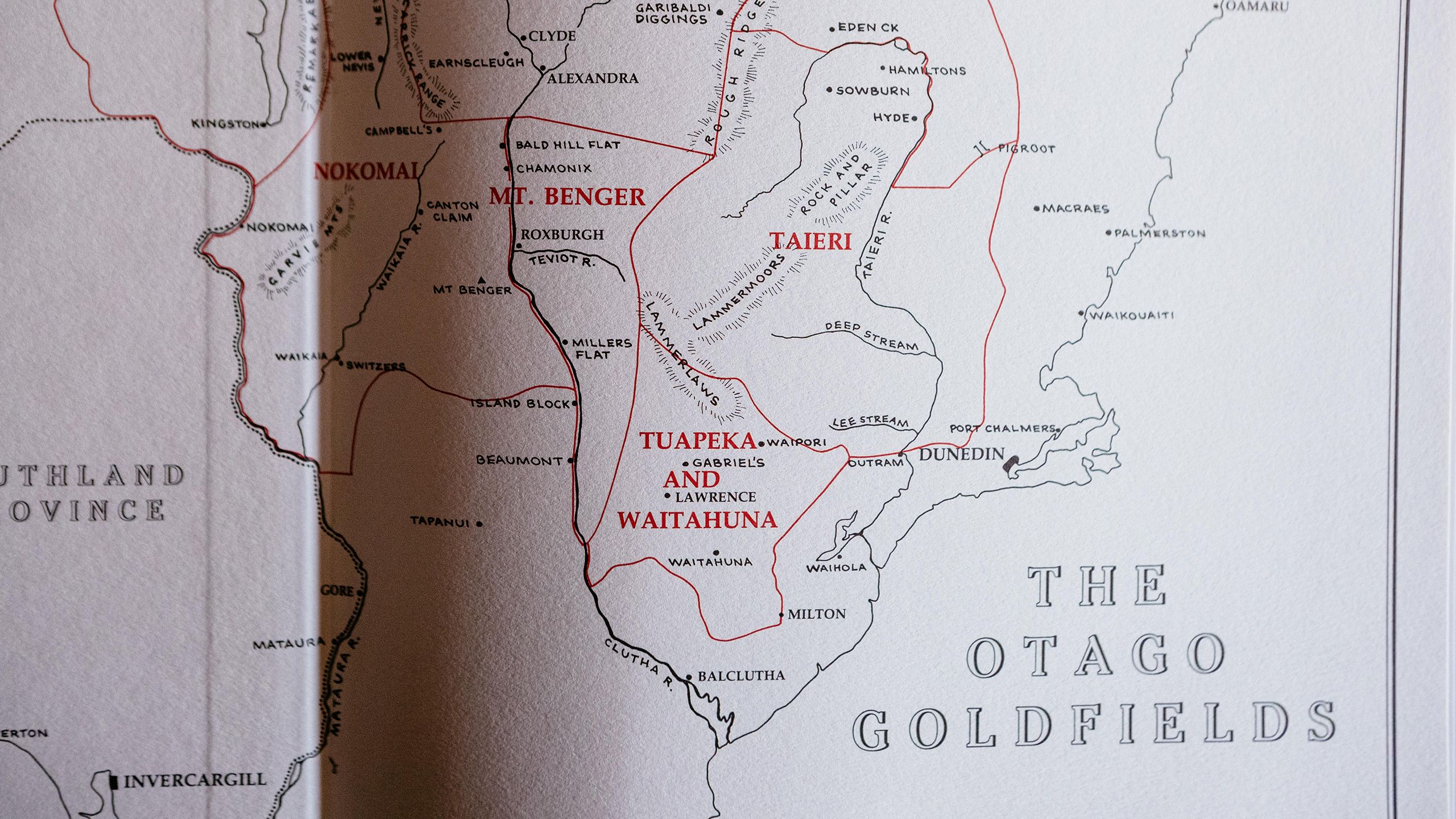 The Otago Goldfields were at the centre of the 1860s gold rush.