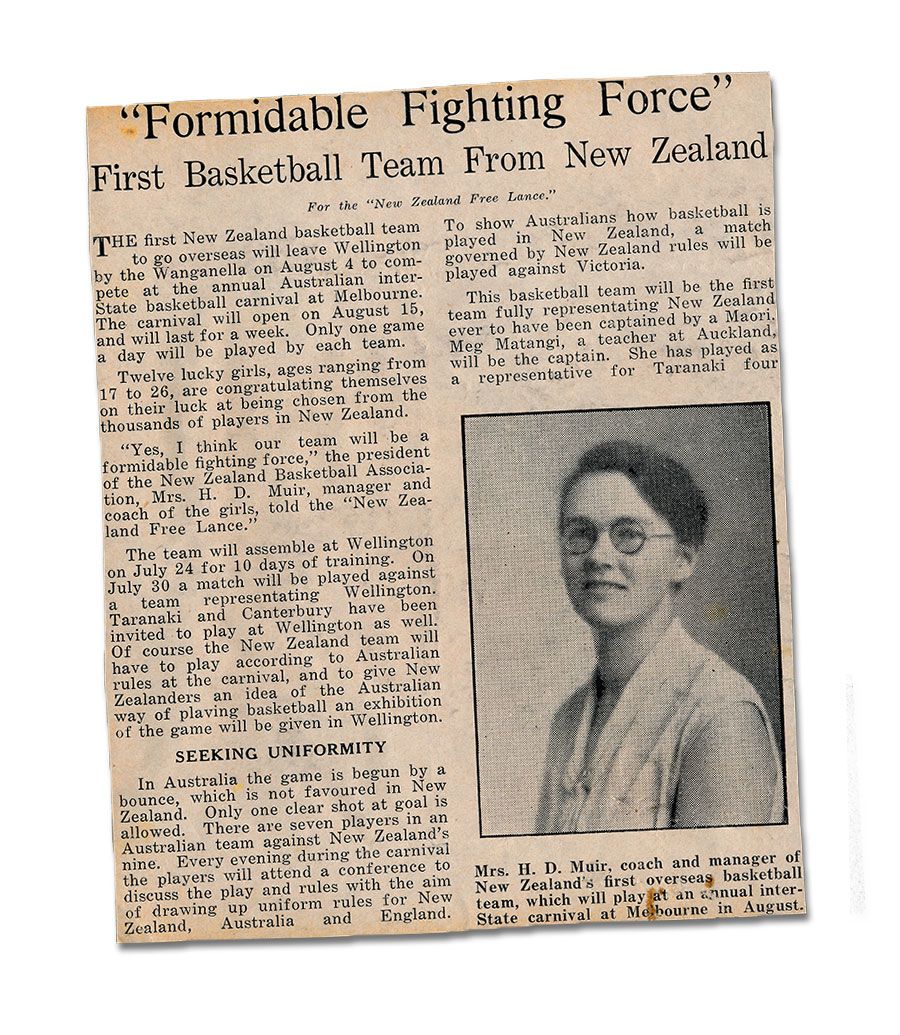 Mrs Muir is buoyant about her side’s chances ahead of the historic 1938 tour to Australia. PHOTO: SUPPLIED
