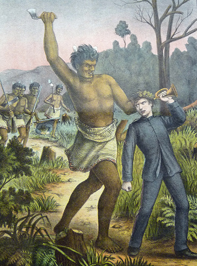 Illustration of the bugler