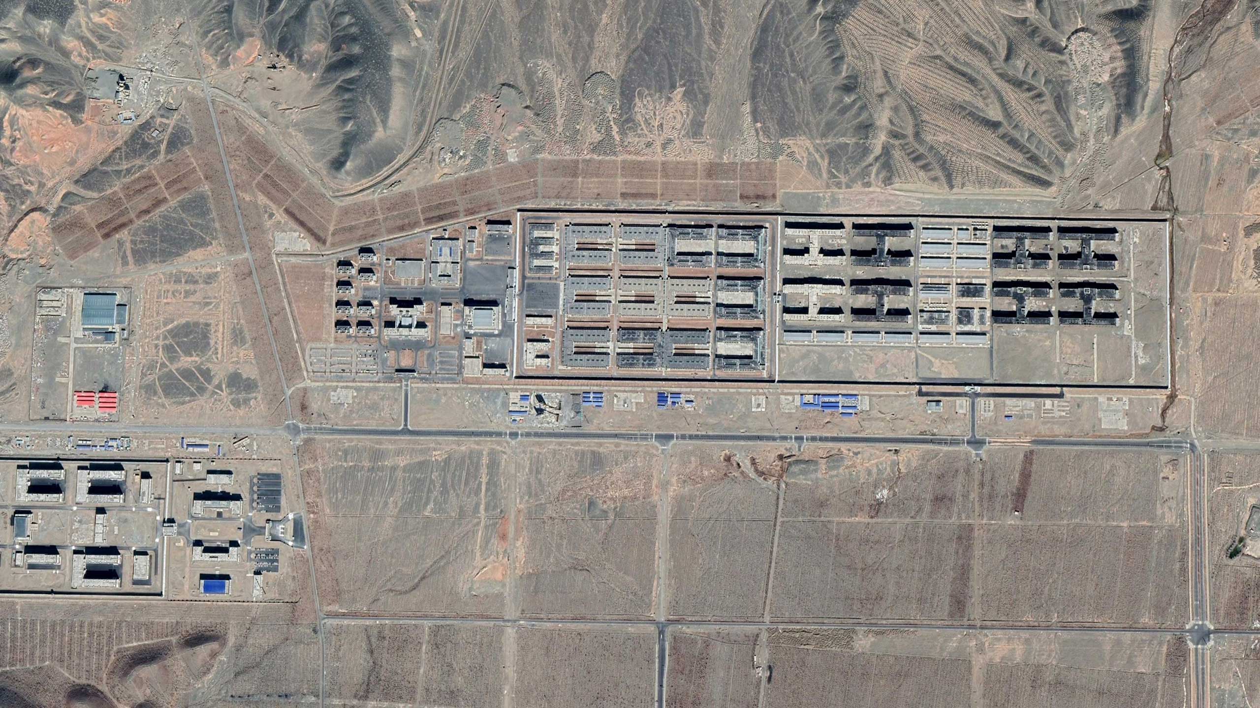 detention centres in Xinjiang March 2020