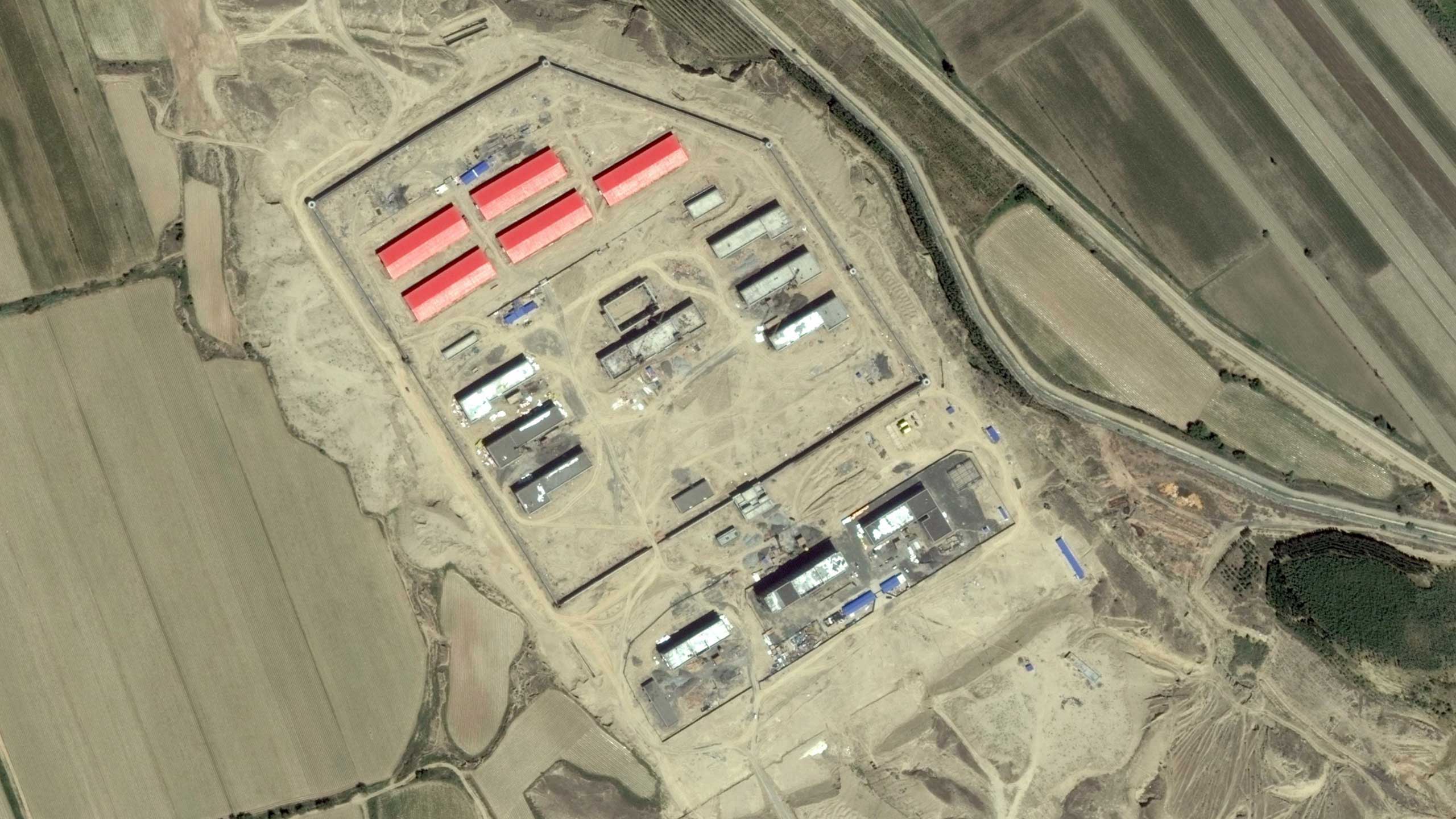 Beiye Prison construction time frame 2014