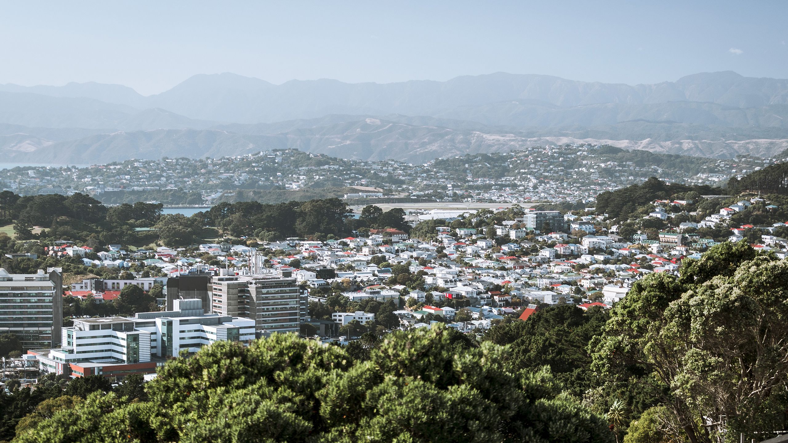 Generic aerial photo of Wellington.