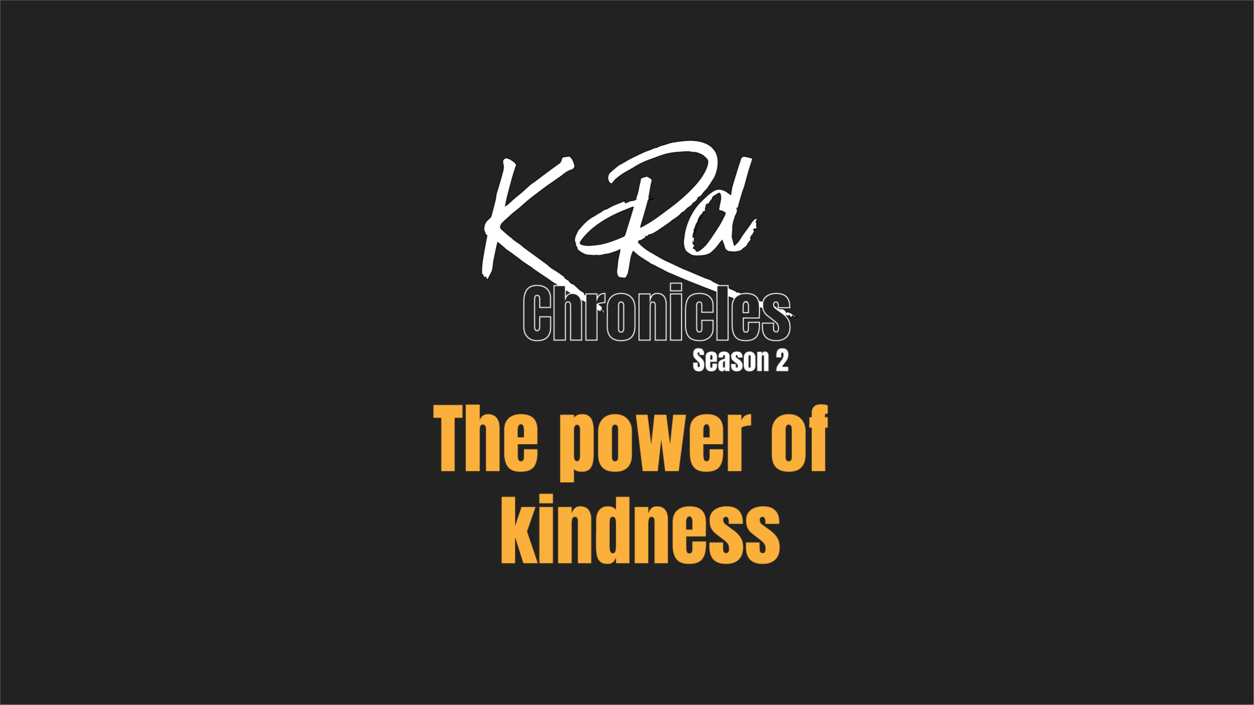 The power of kindness