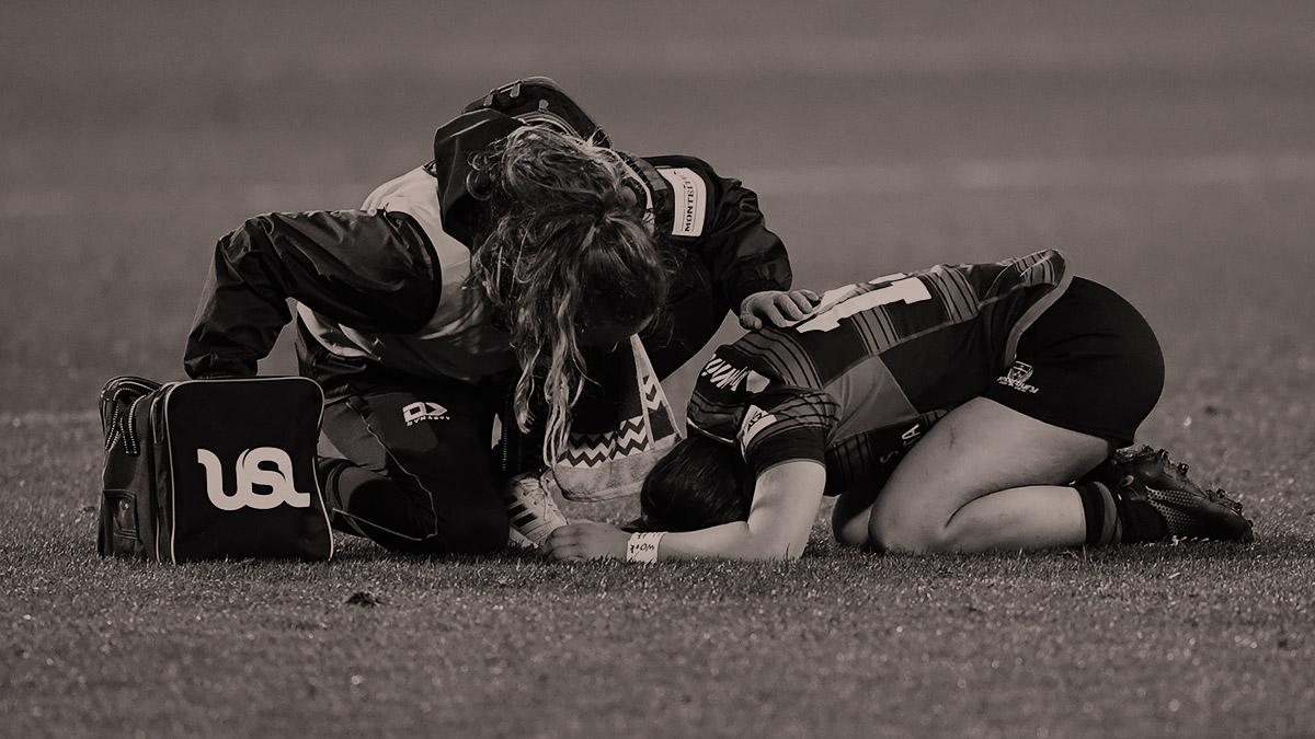 Player checked for injury