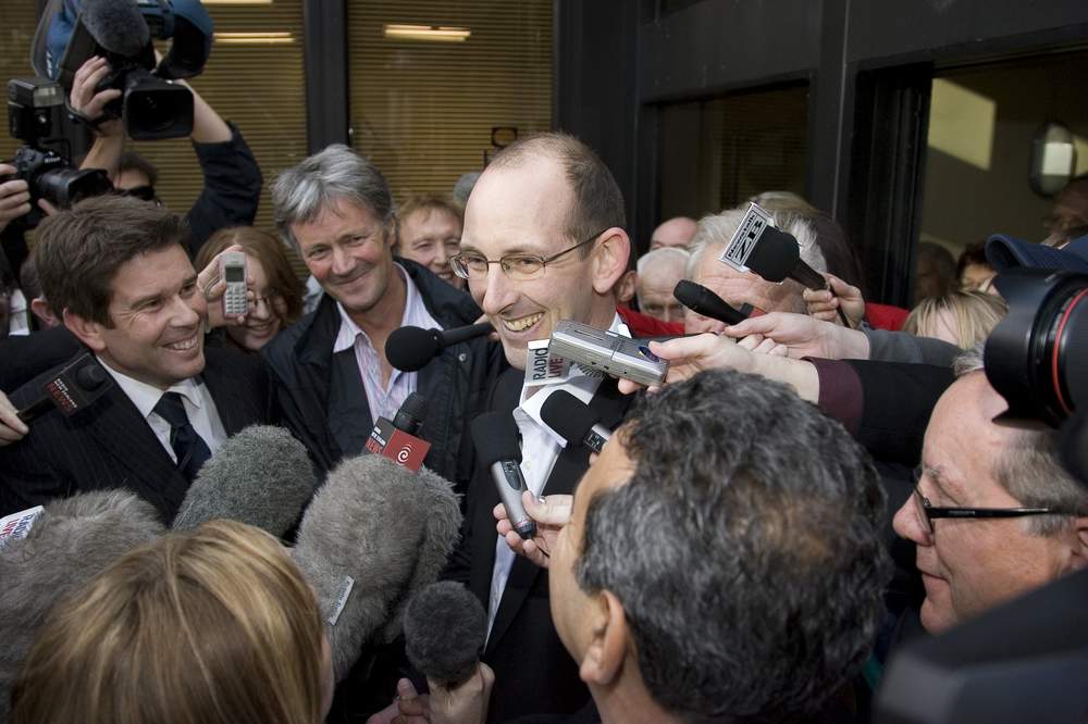 David Bain outside court in May 2007 after being granted bail while awaiting a decision on a possible retrial for the murder of his family. David Bain outside court in May 2007 after being granted bail while awaiting a decision on a possible retrial for the murder of his family.